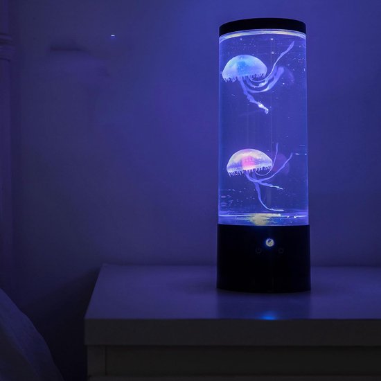Kwallenlavalamp - Aquarium Sensorische Lamp Voor Kinderen - Op Afstand Bedienbare USB-Tafellamp - Kwallenlamp — afbeelding 5