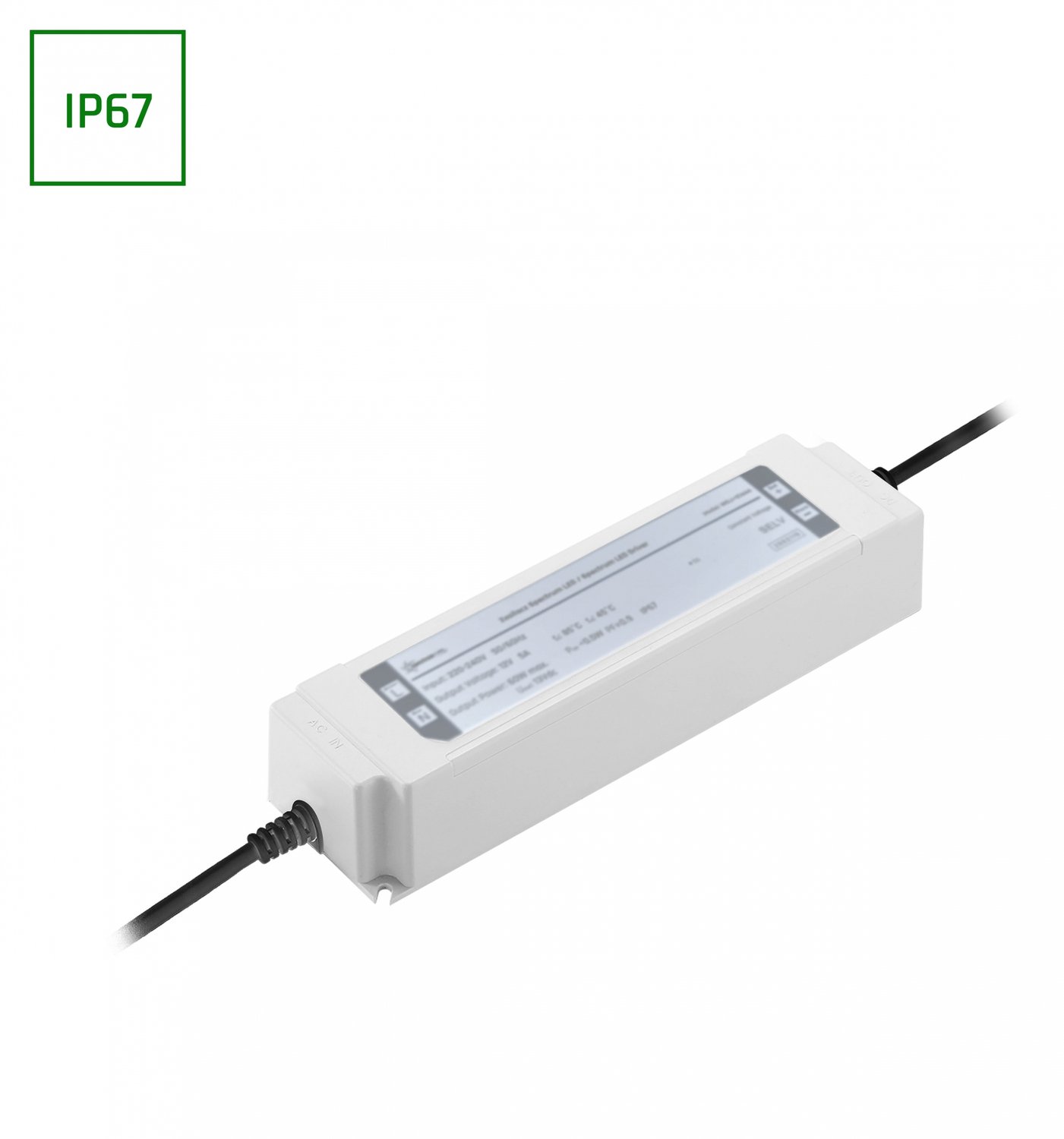 Power Supply SpectrumLED 24V 150W 6.25A IP67 - Betrouwbare voeding voor al uw LED-projecten