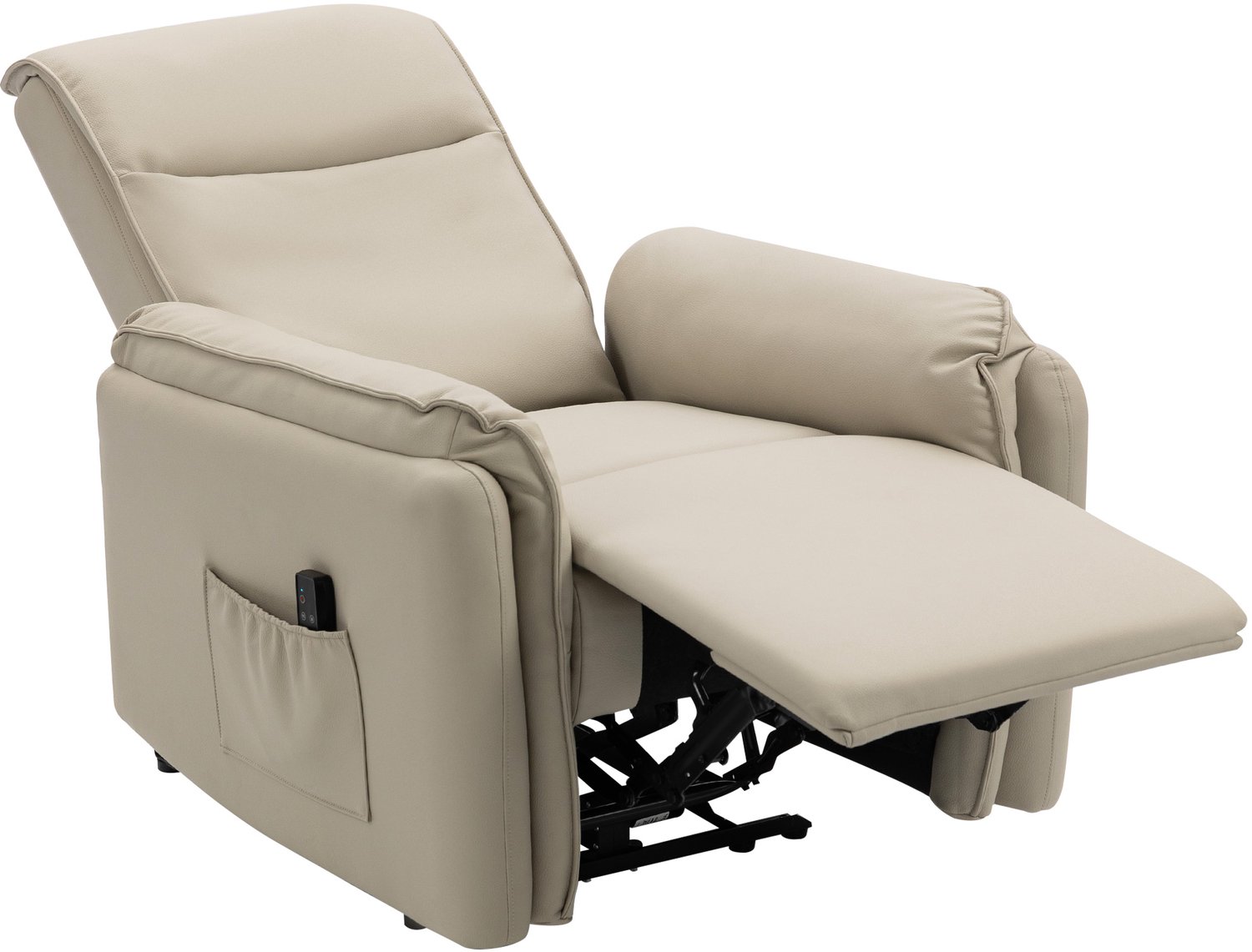 Homona Elektrische Massagefauteuil - Met voetensteun en 3D-rugmassage - 86 x 92 x 102 cm - Beige