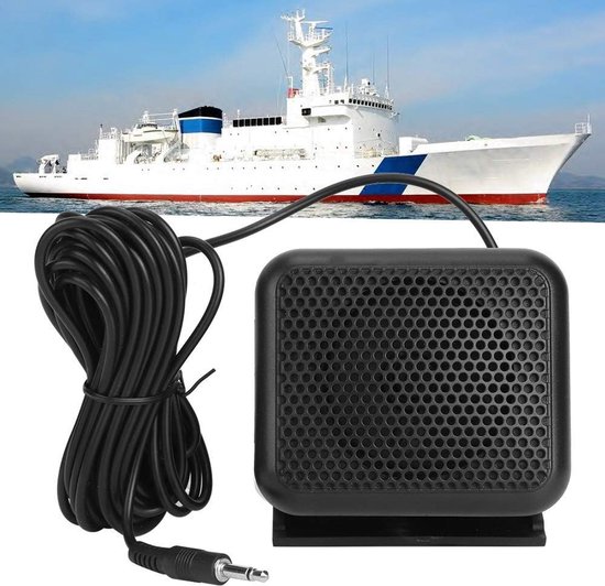 Externe luidspreker autoradio - mini-luidspreker - draagbaar - ideaal voor hamradio en scanner - ServiceTopper — afbeelding 5