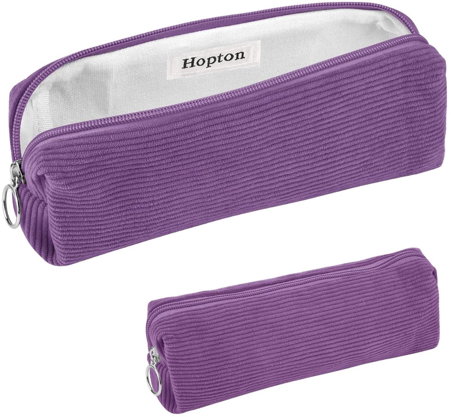 Ribstof Etui - Trendy Pennenzak voor Tieners - Modieus Design