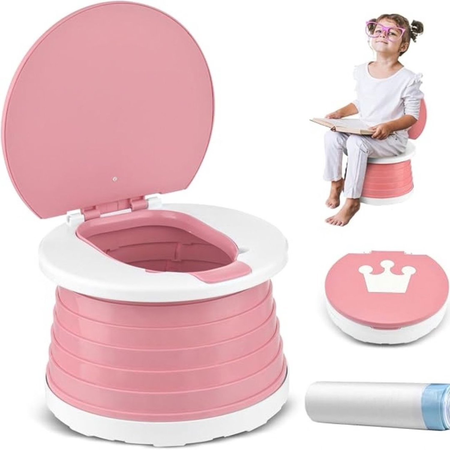 Potje Peuter - Plaspotje - WC Verkleiner - Roze