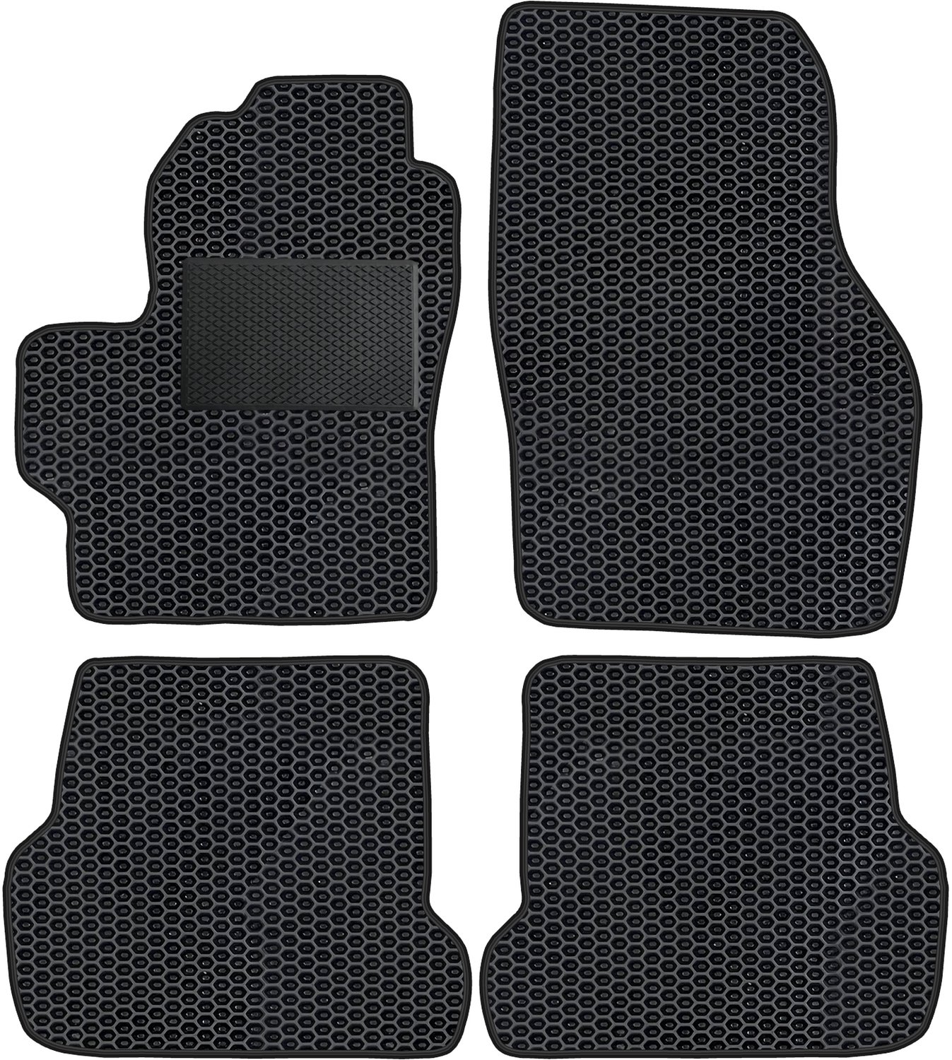 MA003_EVA_POD - Compleet Set Autovloermatten van EVA Geschikt voor Mazda 3 I 2003-2009 - Extra Verstevigd