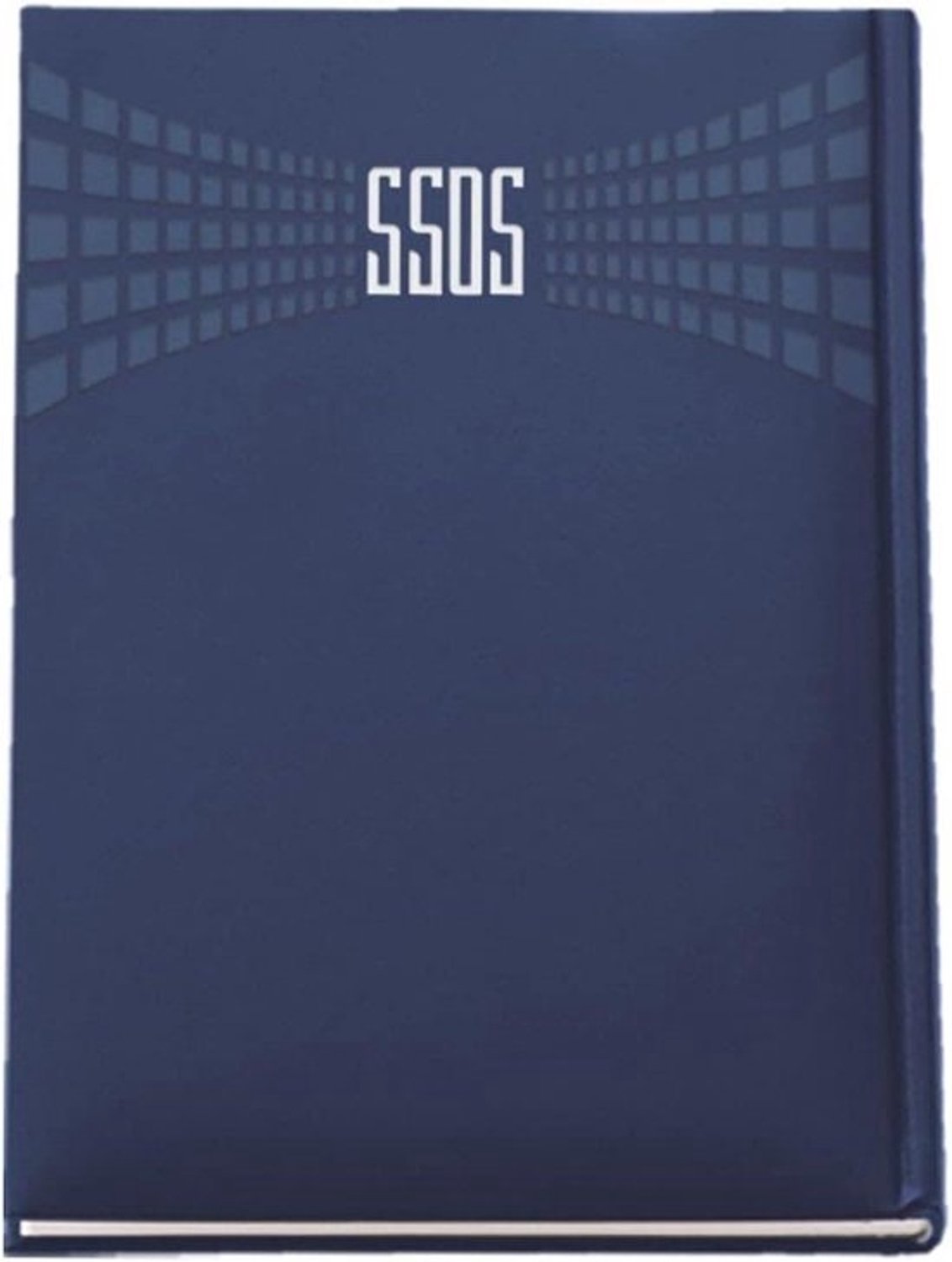 Weekplanner - Kalender voor afspraken - Afspraken plannen - Meertalig telefoonboek - A4 21x297 cm - Blauw