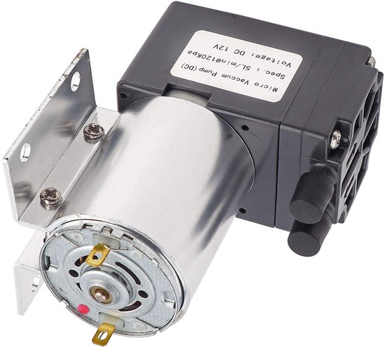 12V Vacuümpomp, DC 5L/min 120kpa Elektrische Vacuüm Zuig Luchtcompressor Mini Vacuümpomp — afbeelding 2