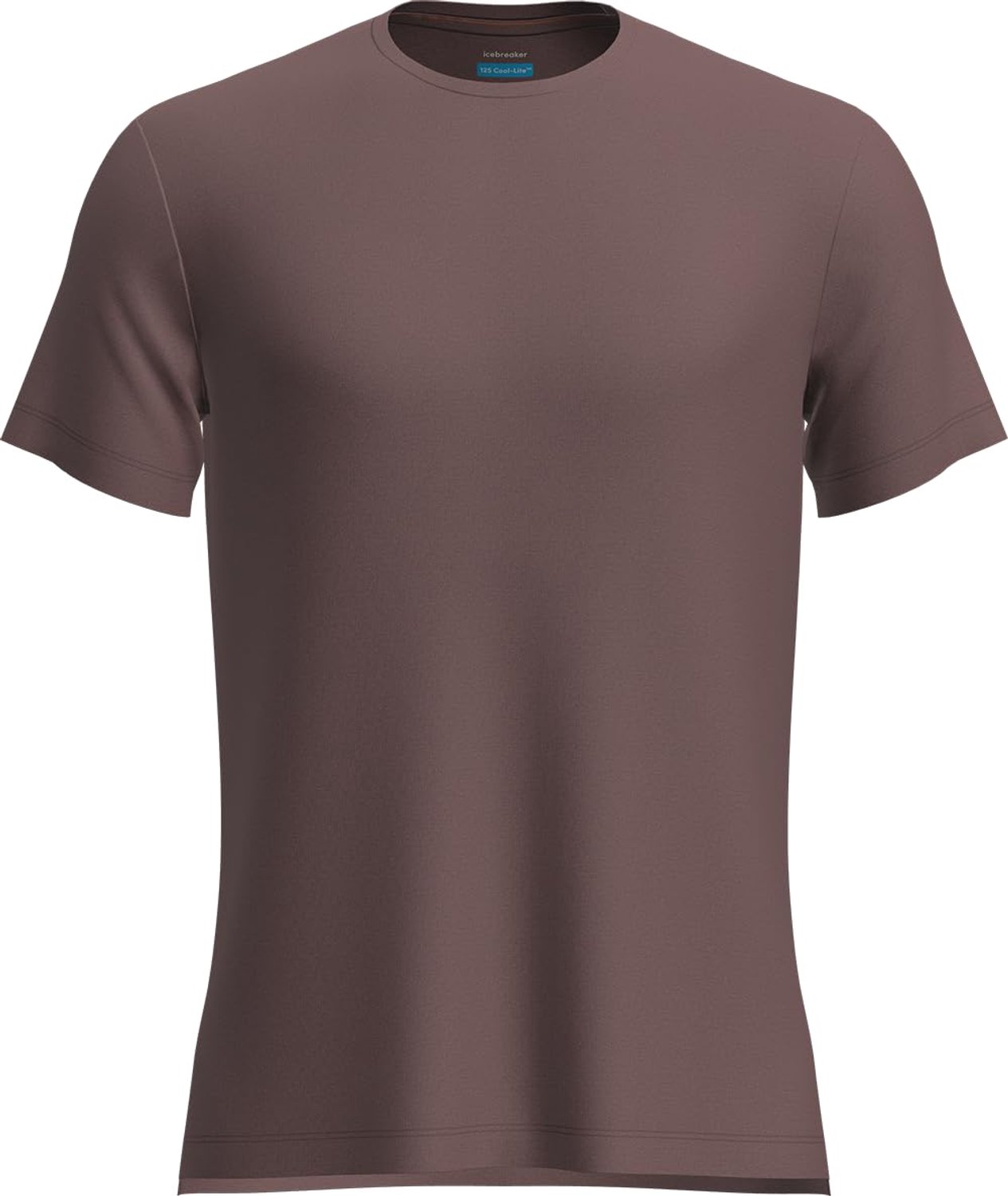 Icebreaker W Merino Bland 125 Cool Lite - Shirt Heren - Carob Heather - S