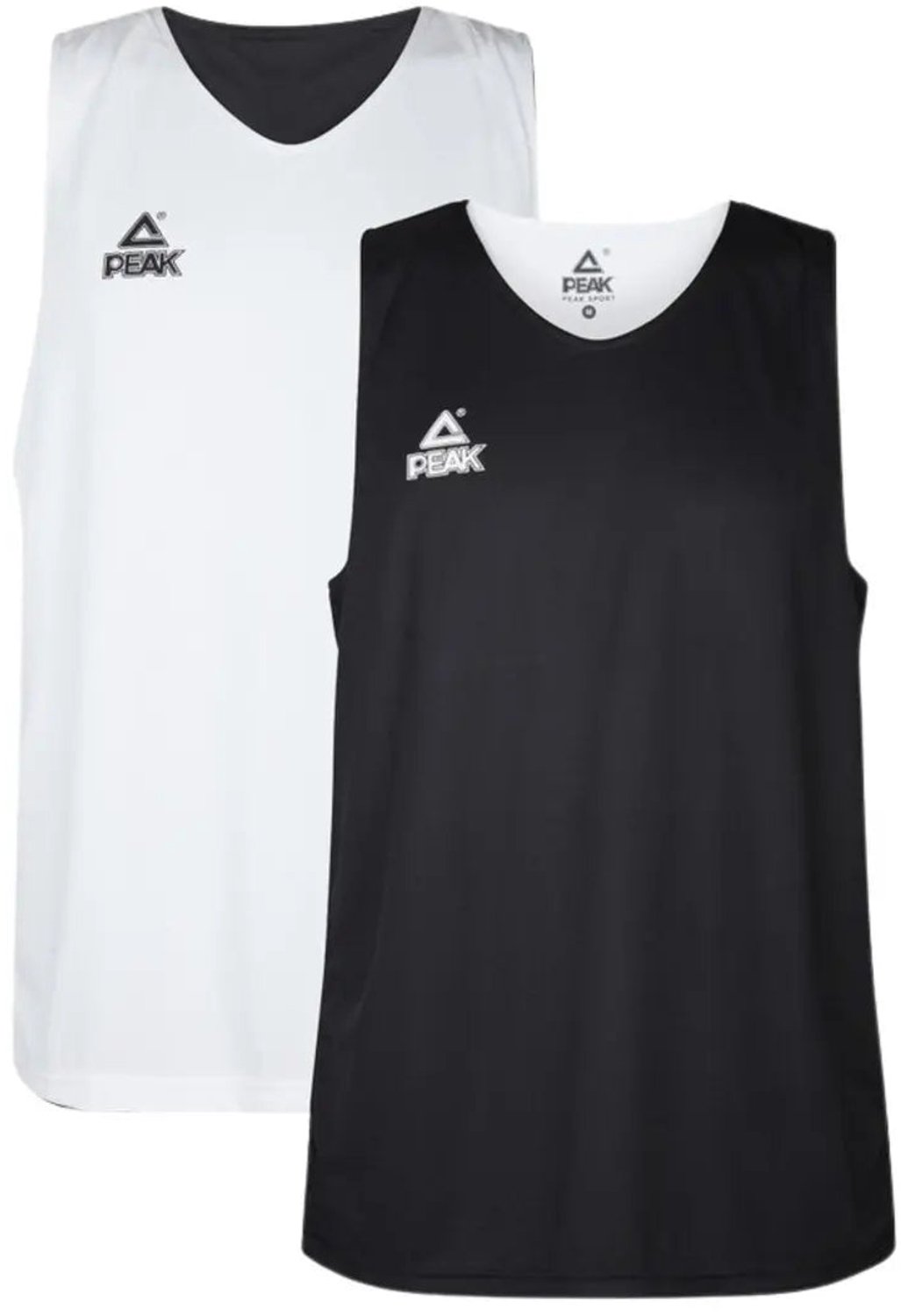 Peak Dubbelzijdig JerseyZwart / Wit Maat: 4XS