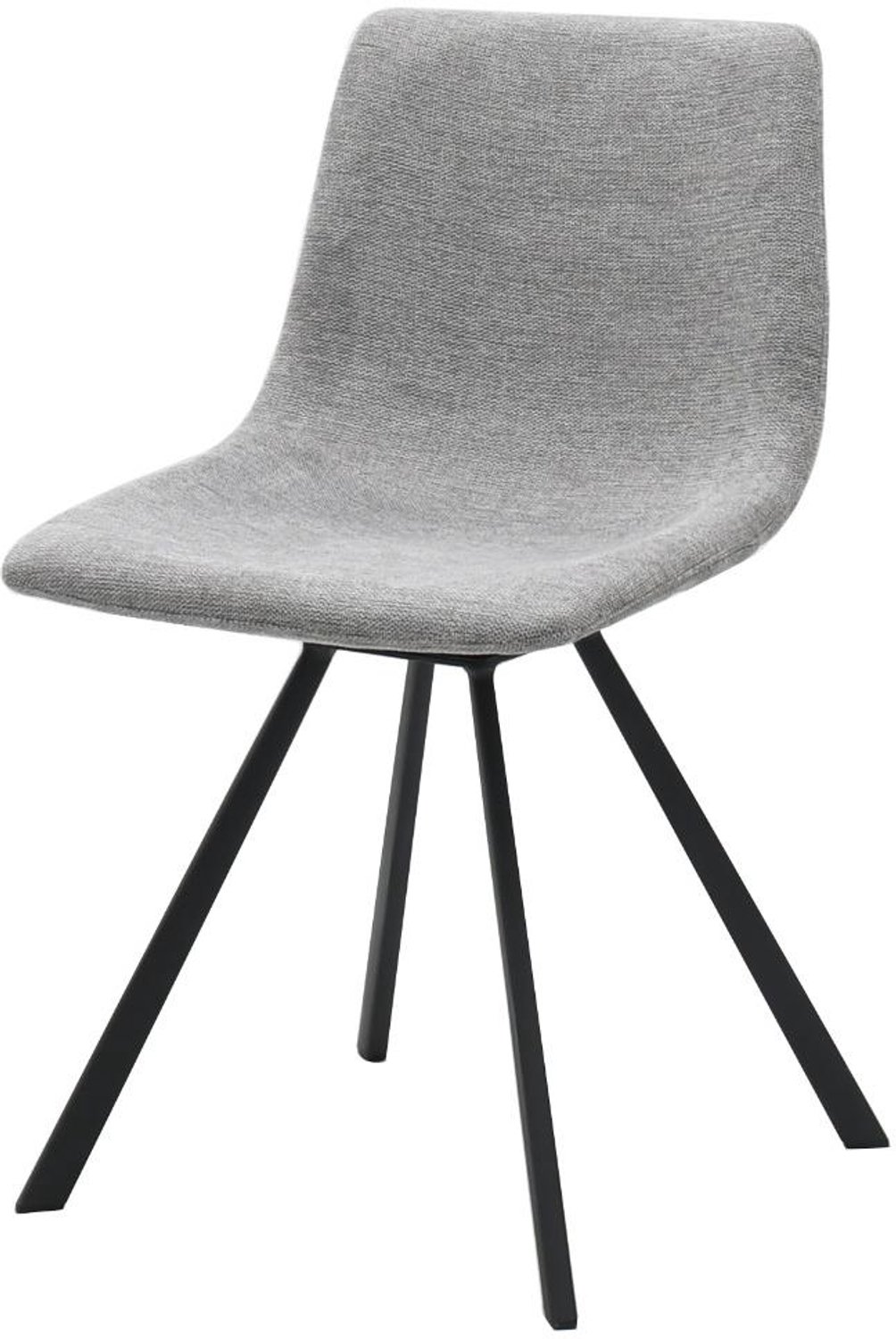 Nordic Home Ronan eetkamerstoel stof - lichtgrijs