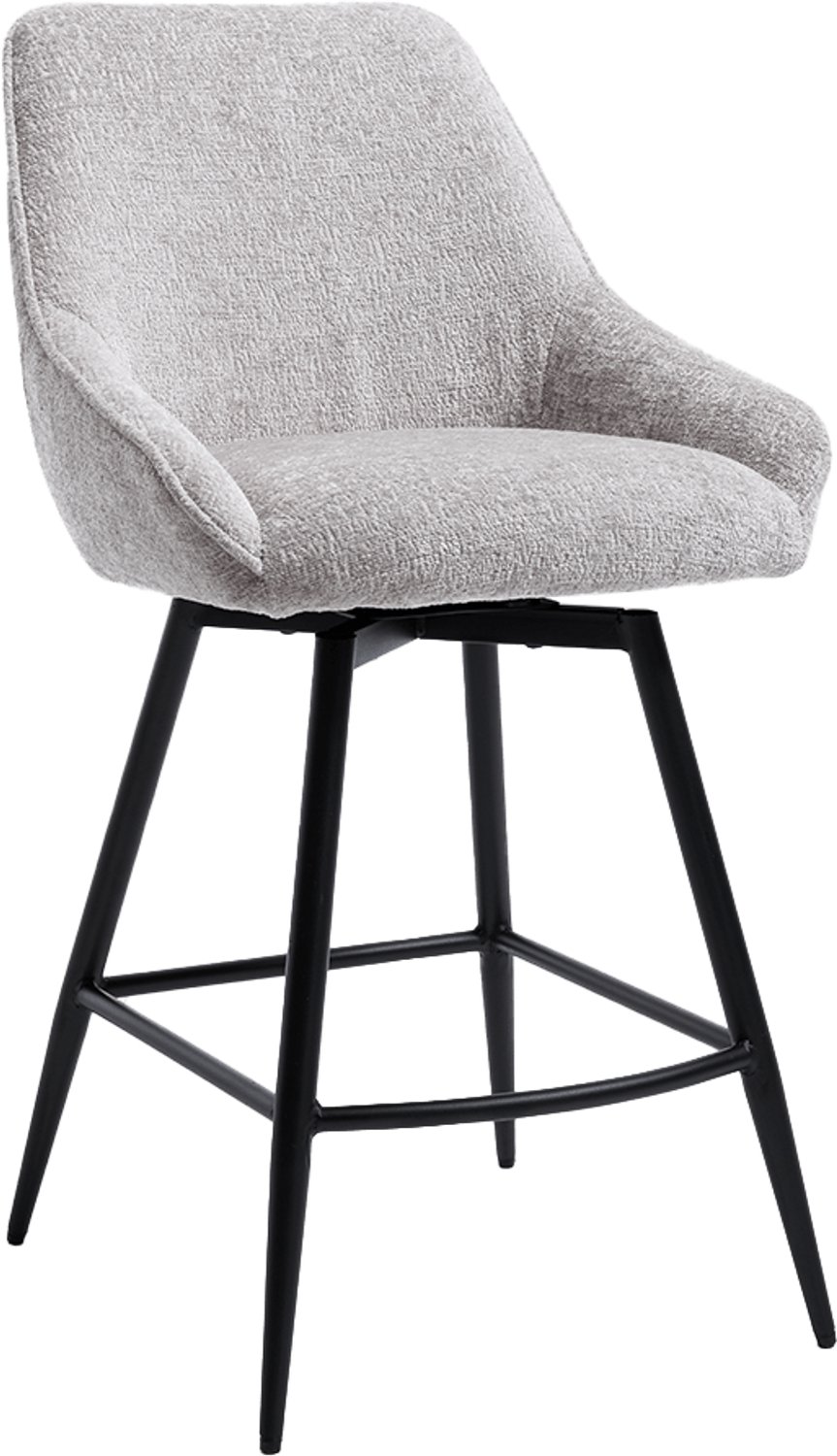 Tower Living Trino draaibare barstoel - grijs