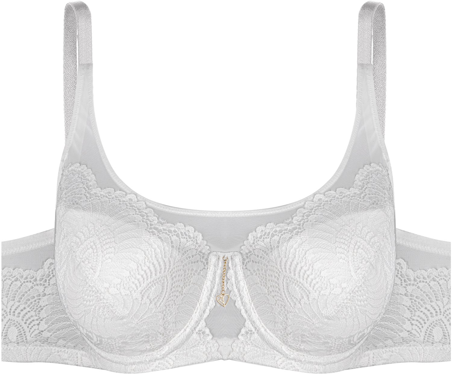 ESOTIQ Imagin - Beha - 65F - Voorgevormde cups - Kanten details Crème