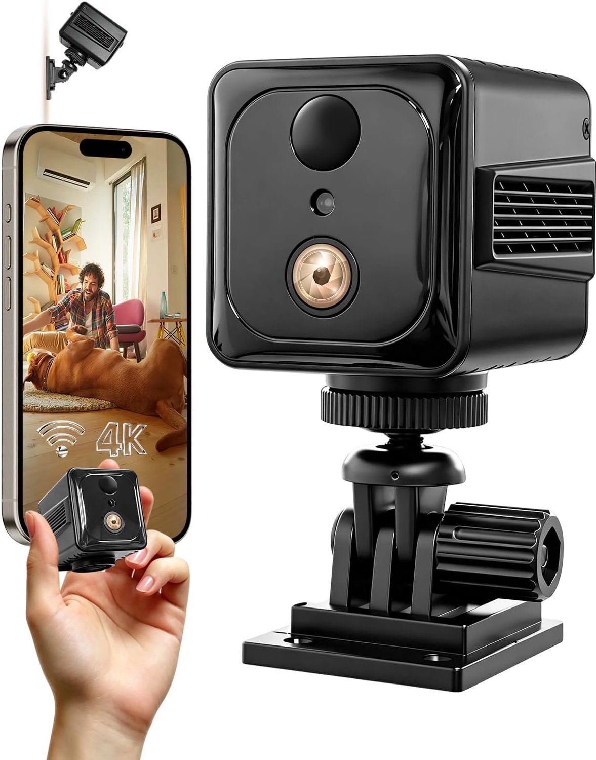 4K Action Cam - mini-bewaking - hoge resolutie - ideaal voor avontuurlijke opnames - m-winkel