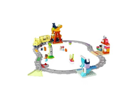 LEGO DUPLO Stad Grote interactieve buurttrein Trein Speelgoed voor Peuters vanaf 2 jaar 10428