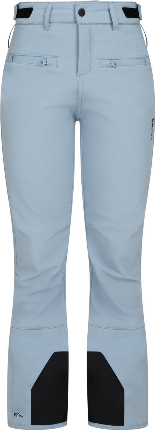 Brunotti Coldlaky Softshell Ski Broek Meisjes Pale Slim fit Fleece Lining 10K Waterproof Blauw