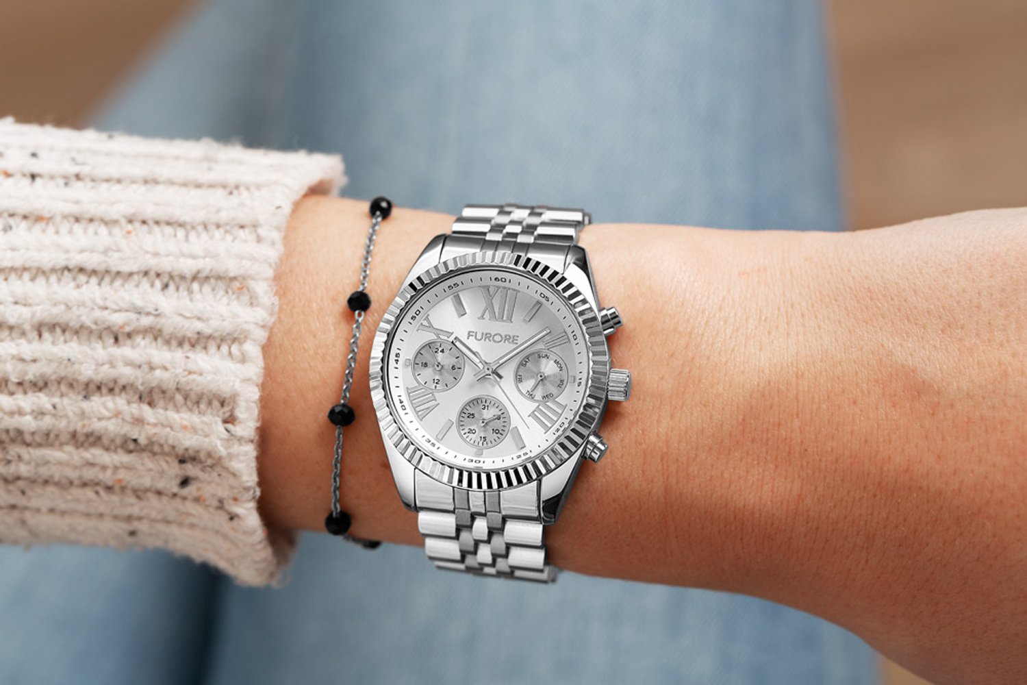 Furore - Dames Horloge Verona - Zilver