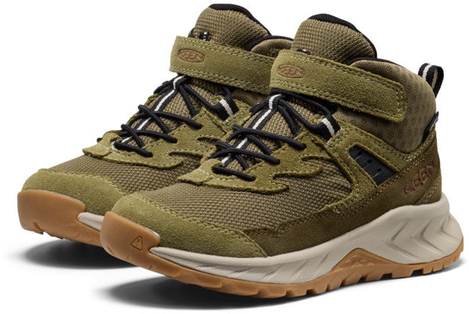 Keen Hightrail Mid Kinder Wandelschoenen Waterdicht Olijf