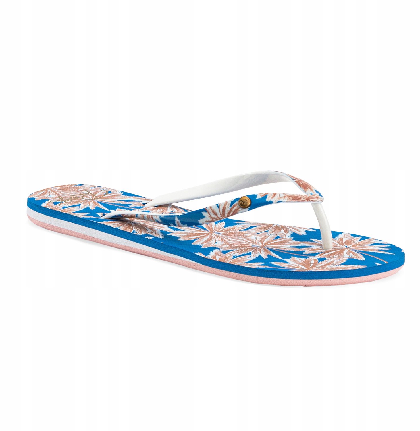 Roxy Portofino III Dames Slippers Blauw