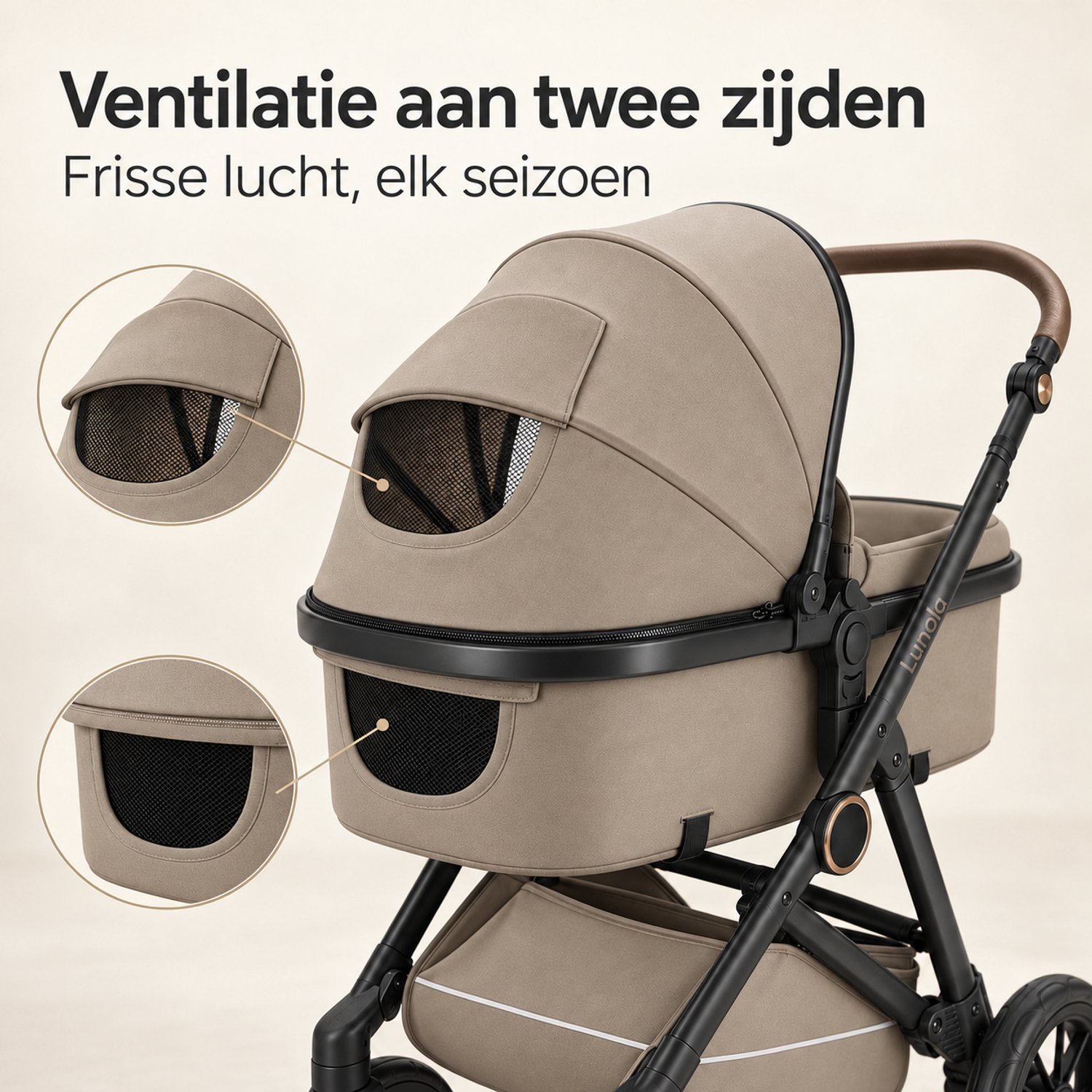 Lunola Lunola Noor 2-in-1 Kinderwagen - afbeelding 3