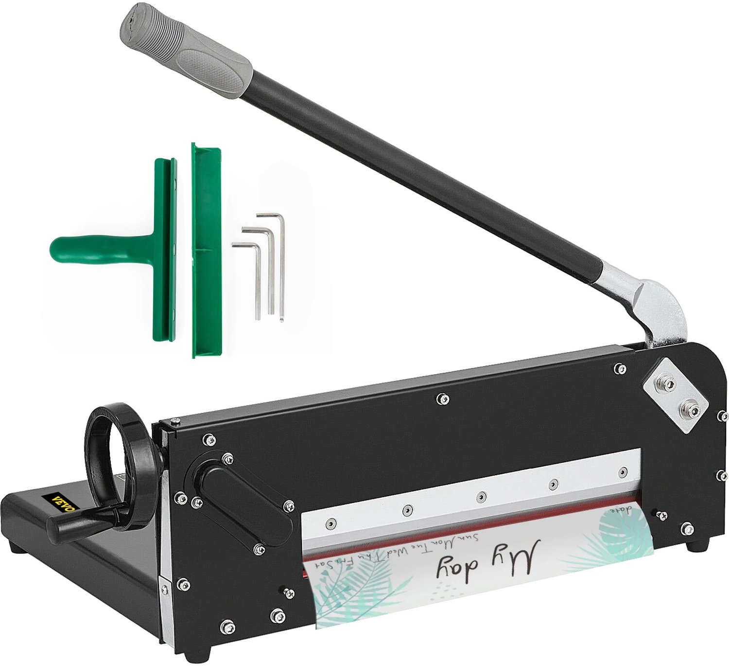 Papiersnijmachine A4 – Handmatige Guillotine Snijmachine – Tot 300 Vellen – Stalen Mes – Snijbreedte 30 cm
