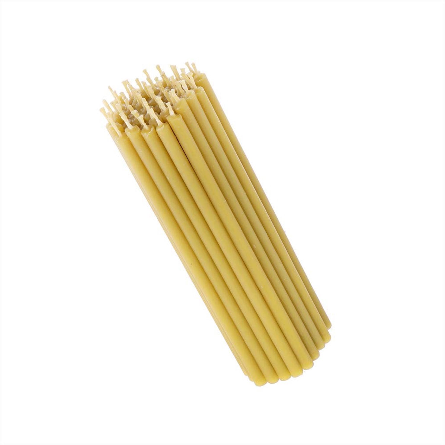 Famanu – 100% bijenwas rituele kaarsen, 194g (ongeveer 50 stuks), 15.5 cm hoog
