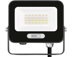EMOS GLARO LED-schijnwerper 20 W, zwart, IP65, 2000 lm, neutraal wit, ZS2224B
