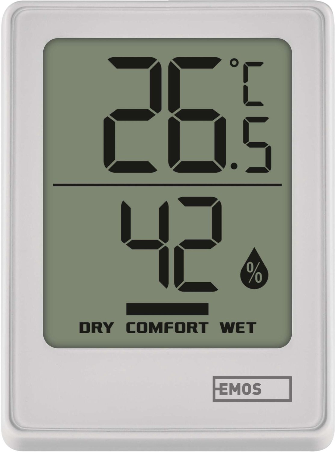 EMOS Digitale thermometer met vochtmeter, draadloze sensor, E0345