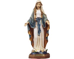 Maria Madonna Immaculata Beeldje Resin 11 cm van Paben