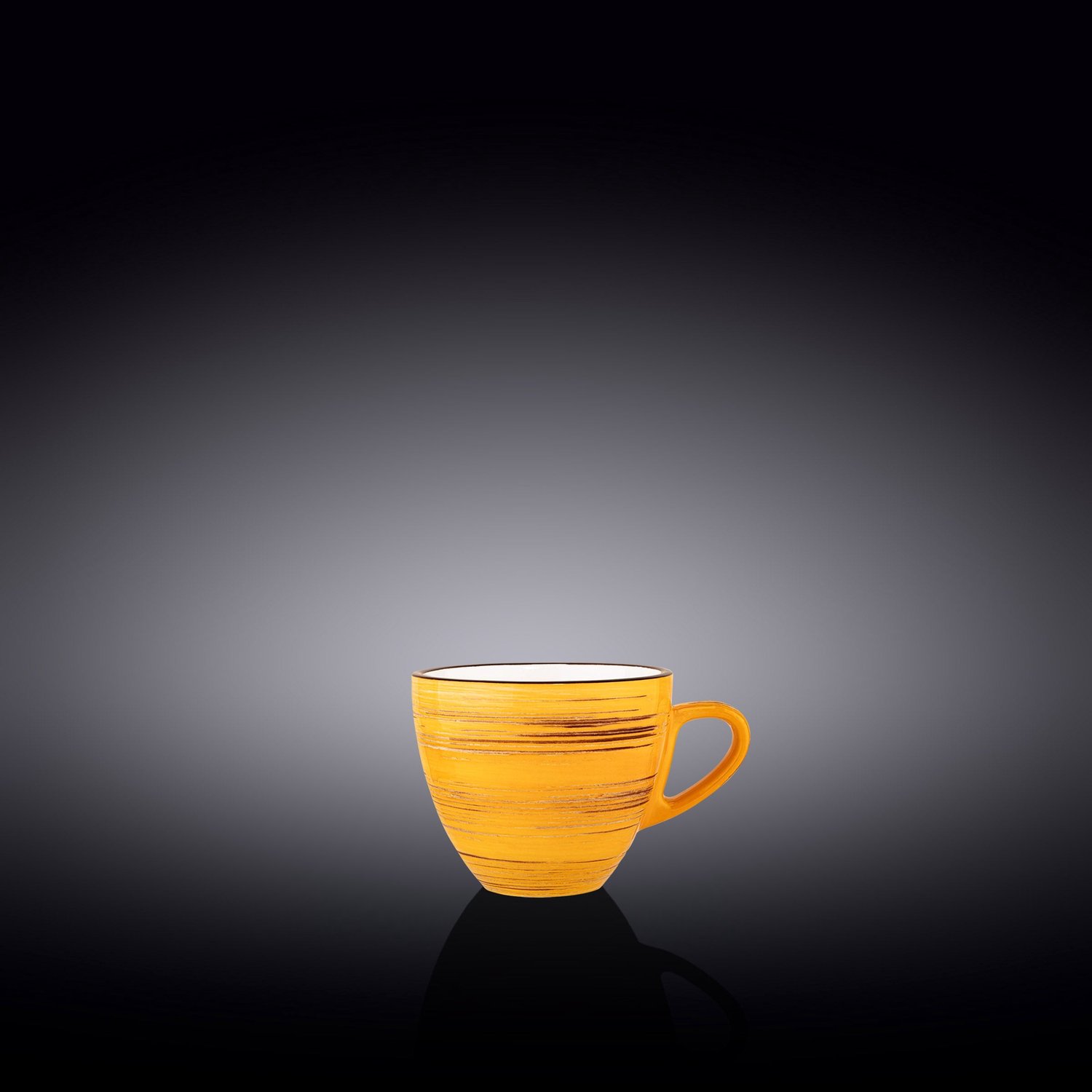 Wilmax Espressokopje 75 ml Geel Porselein WL-669433/A