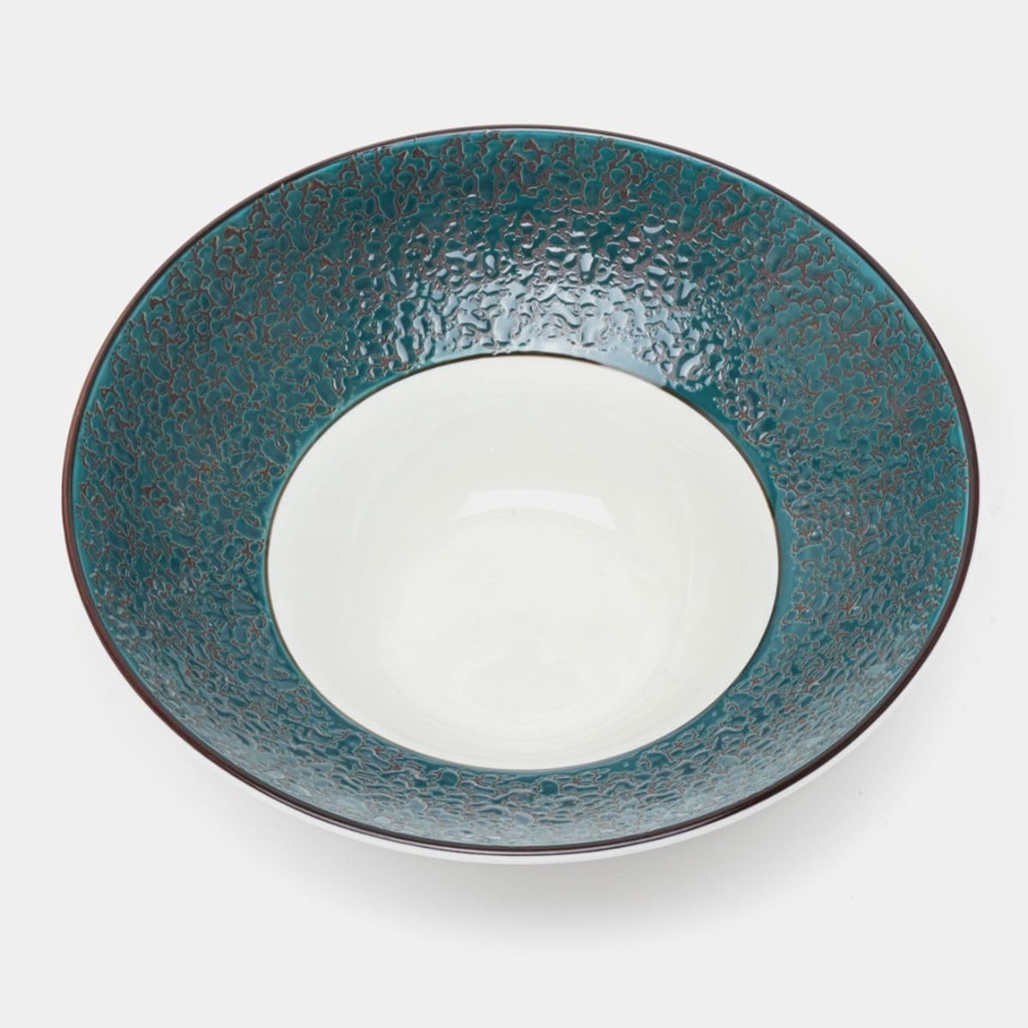 Wilmax Diep Porseleinen Bord Groen 22,5 cm WL-667523/A