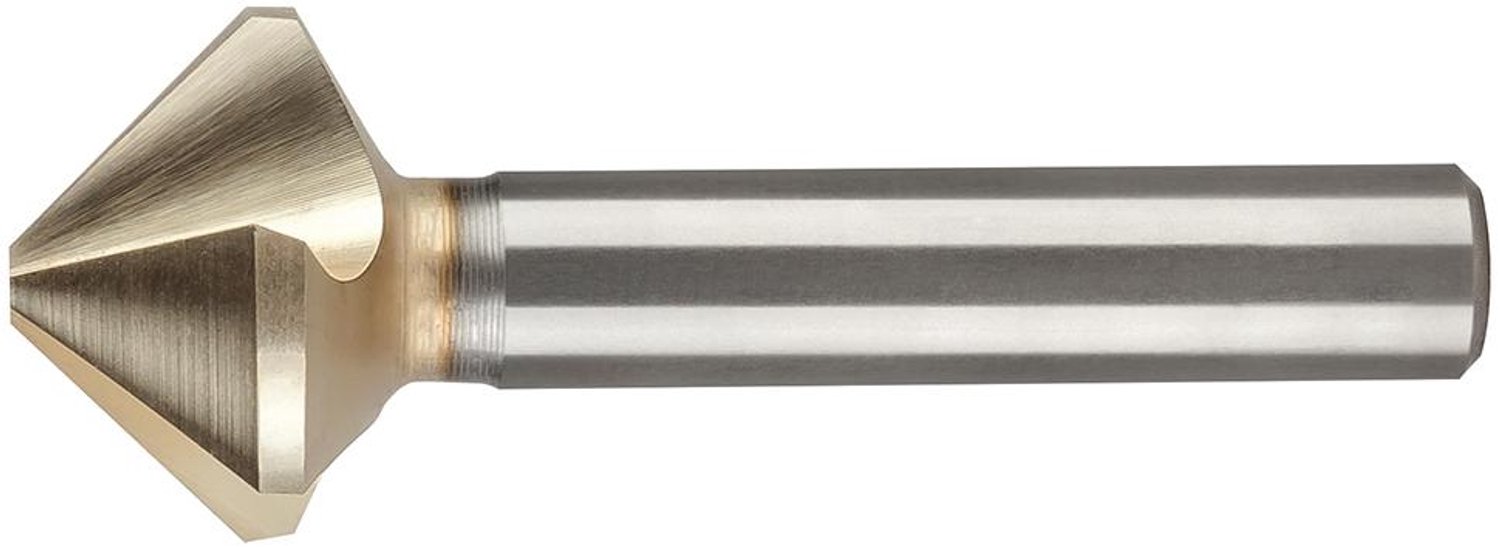 Kopverzinkboor ongelijke verdeling HSS TiZrN 90gr.10mm BECK