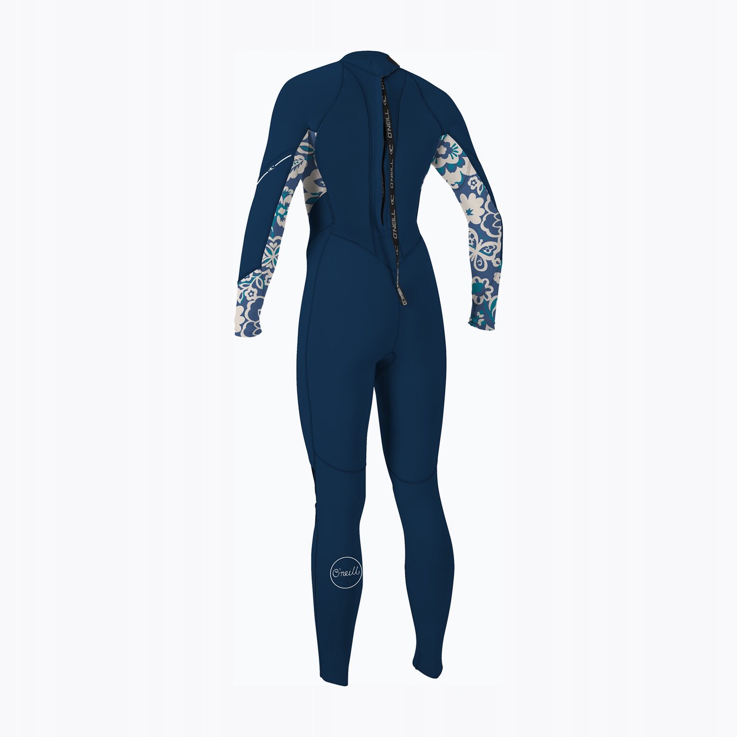 O'Neill Bahia 3/2mm Dames Wetsuit Back Zip Full Navy Maat 6