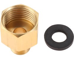 LPG Gas Adapter 1/2 Inch naar 1/4 Inch voor Gasfornuis en Kooktoestellen - Koper Aansluiting voor Gas Slangen en Kookgerei