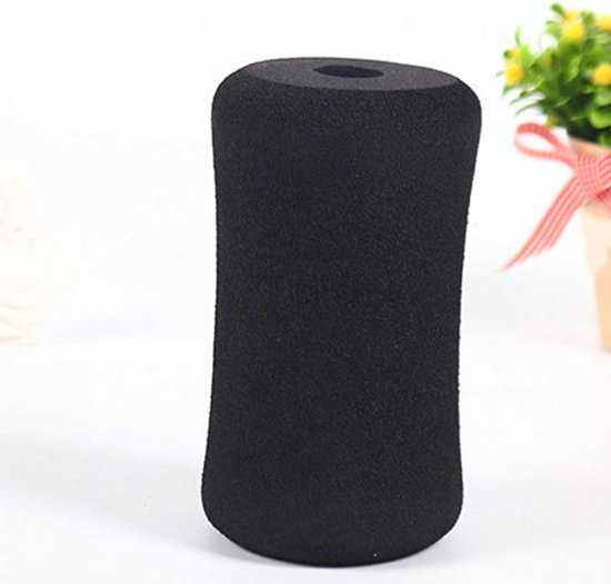 Zwarte rolhoezen - Zacht gewatteerde grip mouwdeel, vervangende mat demping, sportgereedschap | Home Gym Oefenmachine hulpstukken Fitness Sit Up Push Bar Bench Beenverlenging Gewichtheffen Deel — afbeelding 5