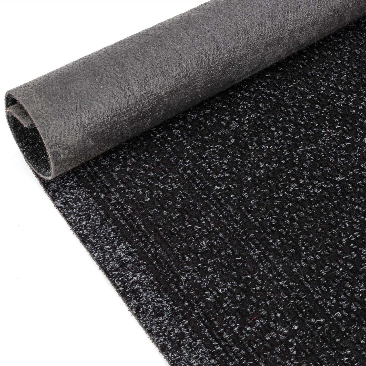 ANRO Loper Aztek Zwart 100x80cm – Schoonloopmat Gangloper Vuilvangmat Antislip Op Maat