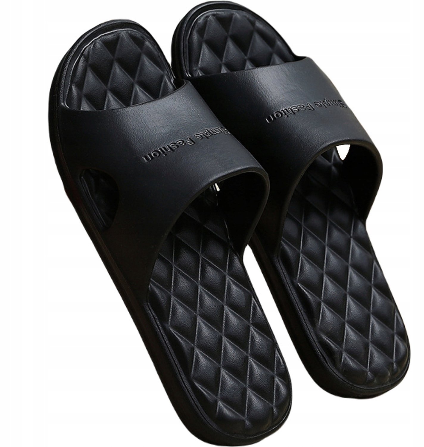 Luxe zwarte EVA-slippers voor heren - Maat 40/41