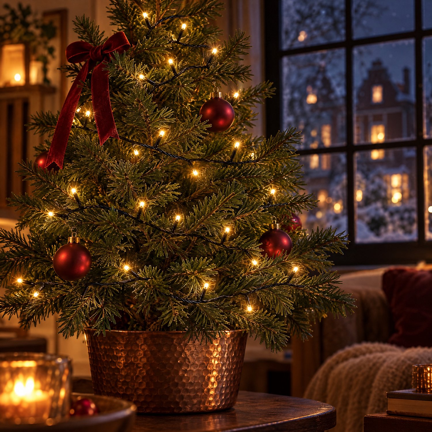 Cheqo® Kerstverlichting 40 LED - 3 Meter - Warm Wit - Kerstlampjes - Kerstboomverlichting - Sfeerverlichting voor Binnen en Buiten - Feestverlichting - Timer - Lichtsnoer - Tuinverlichting - Dimbaar - Zwart Snoer met Stekker - Lichtslinger