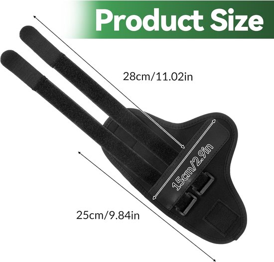 1 stuk - Golf polstrainer - Golf swing trainer - Golf swing correctie polsband - Polsband voor correctie van de polshouding - Hulpmiddel voor correctie en oefening van handgebaren, geschikt voor beginners (zwart) — afbeelding 2