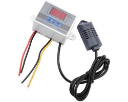 Hygrometer, XH-W3005 Digitale vochtigheidsregelaar Vochtigheidsregelaar voor bevochtiging, ontvochtiging en constante vochtigheidsregeling 0-99% RH (220V)