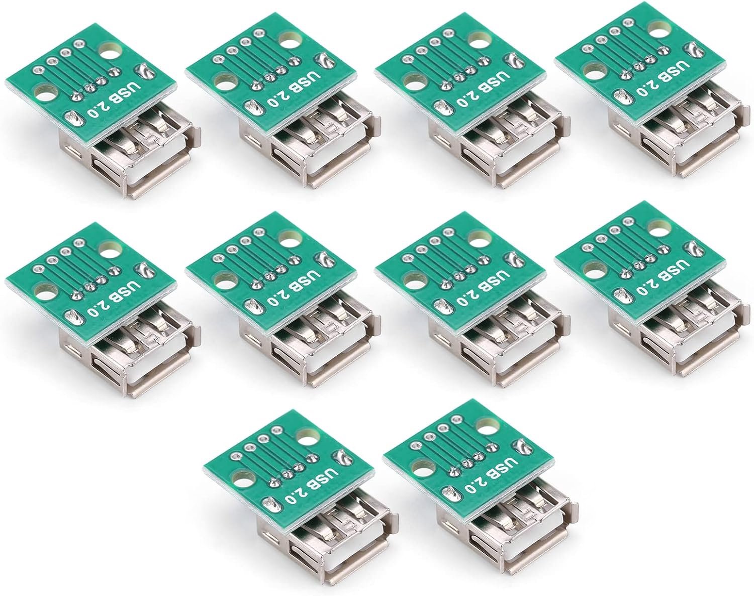 10 Stuks USB Board Hoge Kwaliteit met 4 Pinnen voor Breadboard Ontwerpen