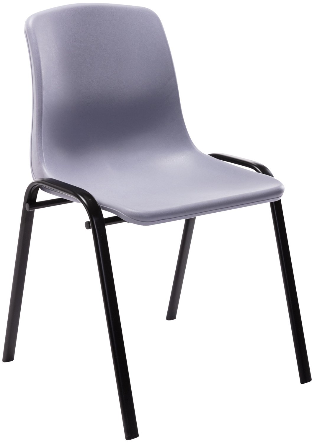 Luxe Comfort Stapelstoel - Kunststof - Grijs