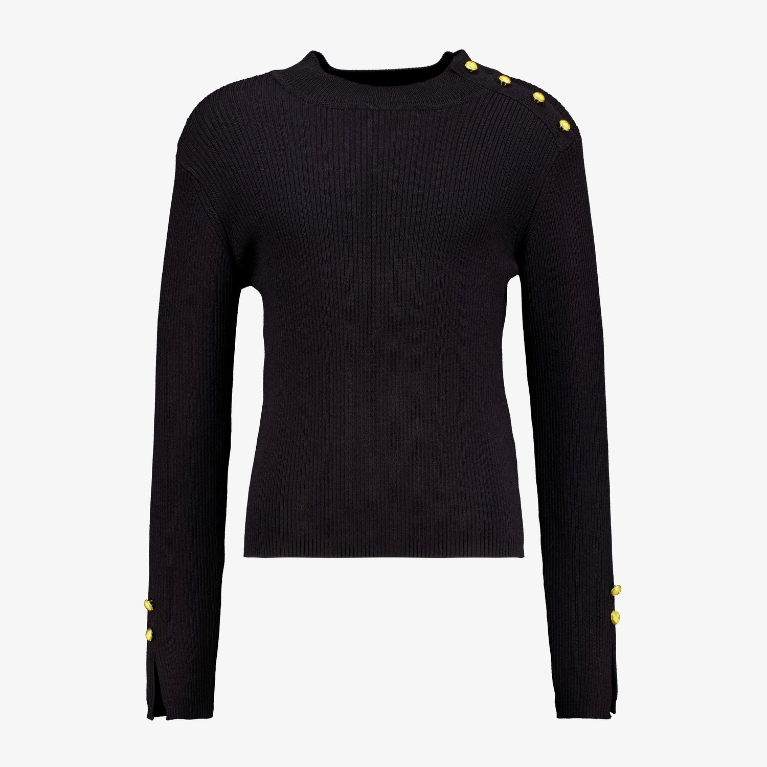 MyWay meisjes top met gouden details zwart - Maat 158/164
