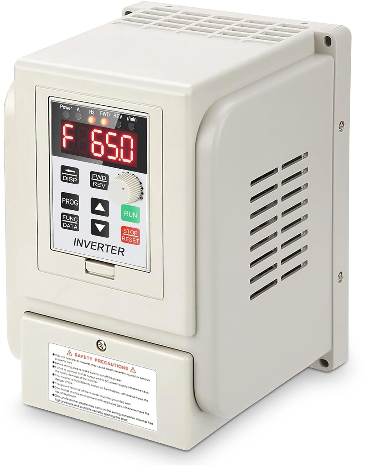 Frequentieomvormer 220 V - 2.2 kW Vermogen - Eenfasig Naar Driefasig - Compact Koellichaam - Industriële Motorregeling