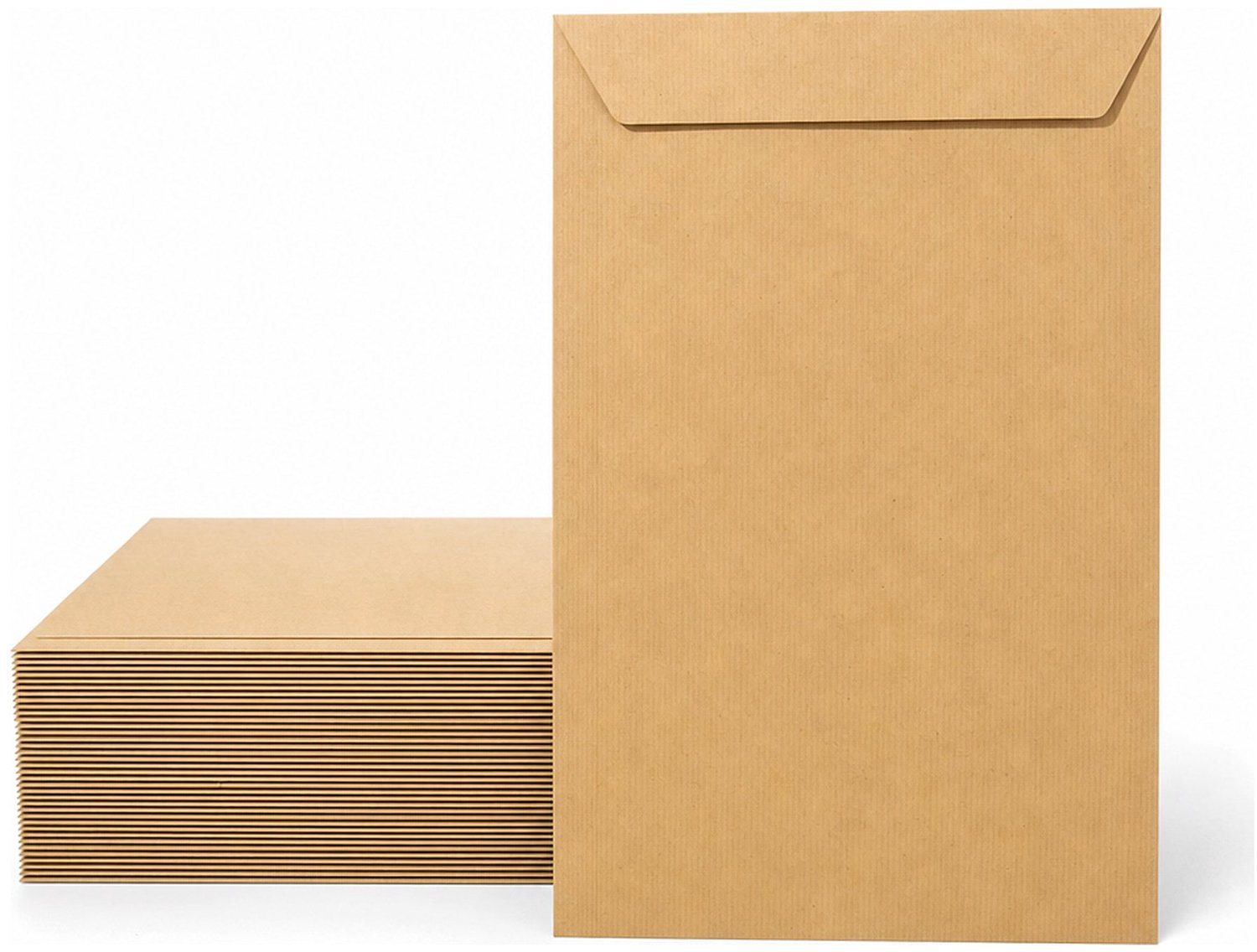 Enveloppen Kraftbruin 22x31.2 cm - 25 stuks - 120 gram - Kraft Enveloppen A4 - Akte Envelop