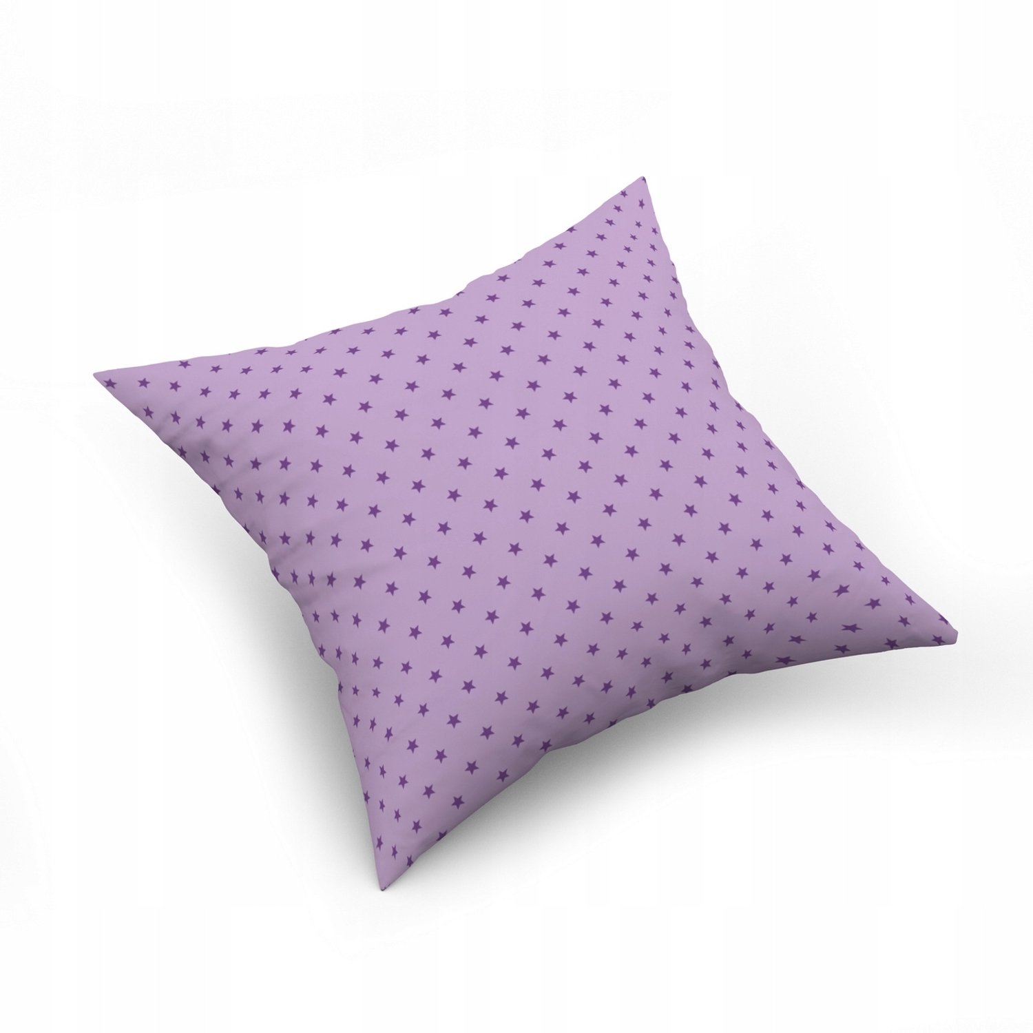 Katoenen Kussensloop 40x40cm Sterren Paars - Comfort & Stijl