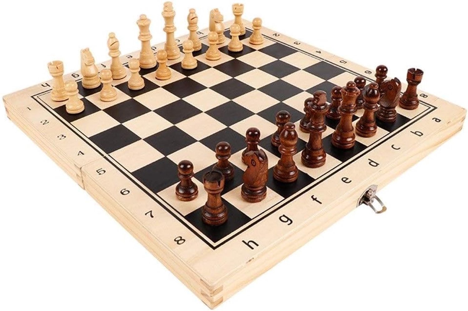 Schaakspel Magnetische schaakset,inklapbare schaakset,magnetische draagbare schaakbox,geschikt for volwassenen en kinderen Geschenken en bordspellen (klein,gemiddeld,groot) Schaaksets voor kind