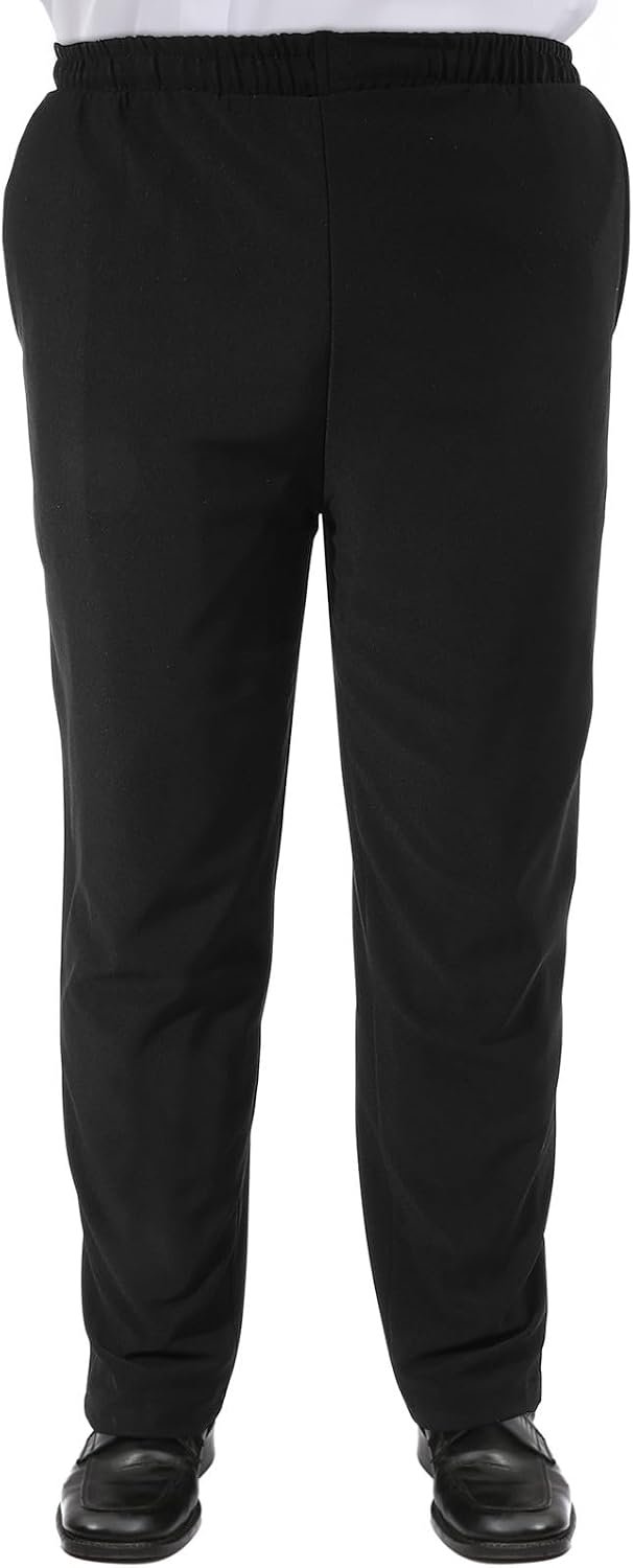 Kok broek koksbroek jogger cargobroek voor heren koksbroek heren zwart camouflage koeling kookt schort keuken broek werkkleding voor chef-kok kantine uniform losse broek Black