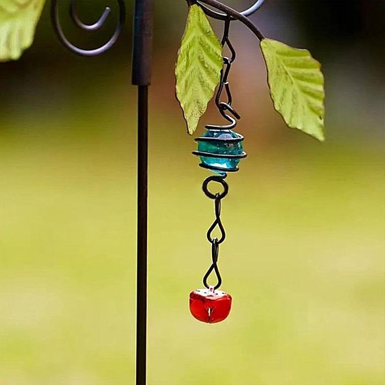 Metalen paal | Weerbestendige sculpturen ornament | decoratieve vogels tuin palen - voor balkons 's achtertuin binnenplaats indoor bed gazon pot boerderij lente natuur — afbeelding 3