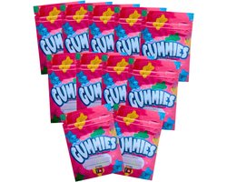 Baggies voor gummies ritszakken 6 x 8 cm, 50 stuks