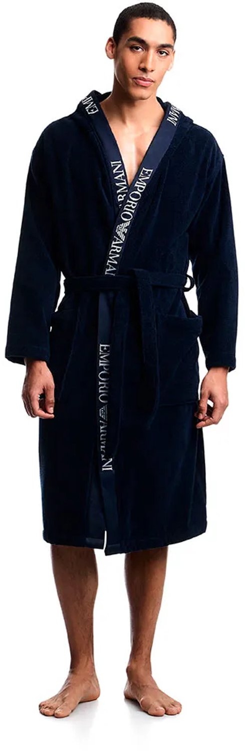 Emporio Armani Em002255_af25032 Badjas Blauw S Man