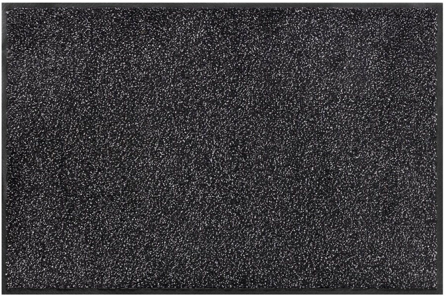 Hamat Eco-Dry Black 90 x 150 cm - Wasbare Droogloopmat - Schoonloopmat Binnen - Katoen - 30°C