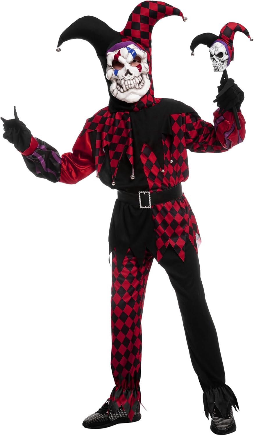 JOYIN Kinder Nar Clown Kostuum - maat L